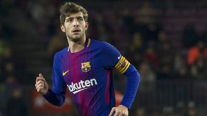 Sergi Roberto, o mais novo dos capitães do Barça