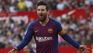 Goleada do Barça com três gols de Messi (Sevilla 2 - 4 FC Barcelona) - Messi - Aqui Catalunha