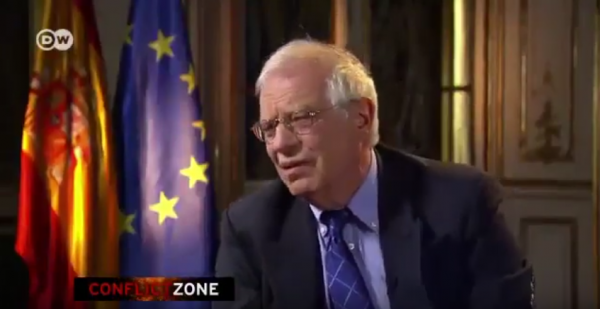 Borrell critica perguntas de jornalista inglês sobre a Catalunha