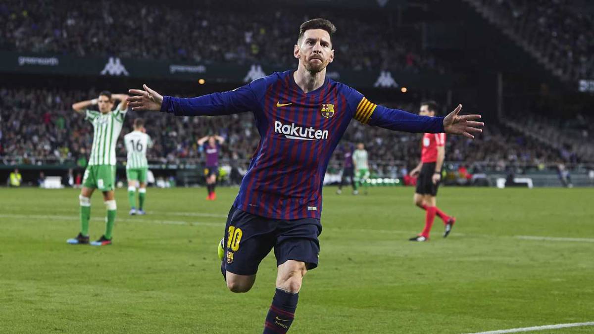 Obra de arte de Messi e goleada do Barça contra o Betis (1 - 4)