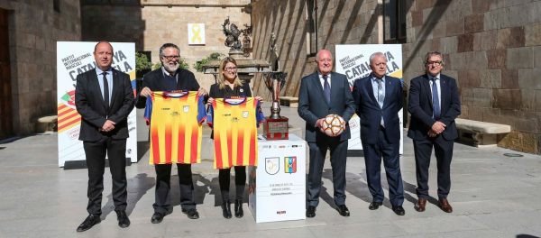 Recepção institucional para amistoso entre Catalunha e Venezuela