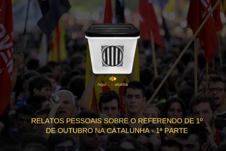 Relatos pessoais sobre o referendo de 1º de outubro na Catalunha – I