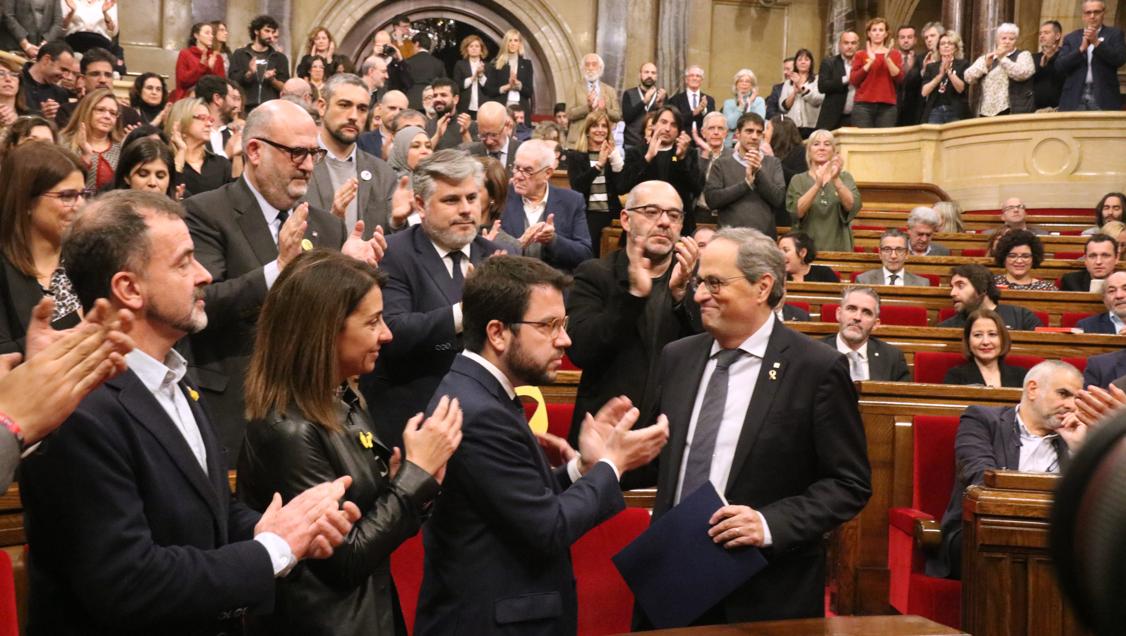 O sábado no Parlamento da Catalunha e no Congresso espanhol