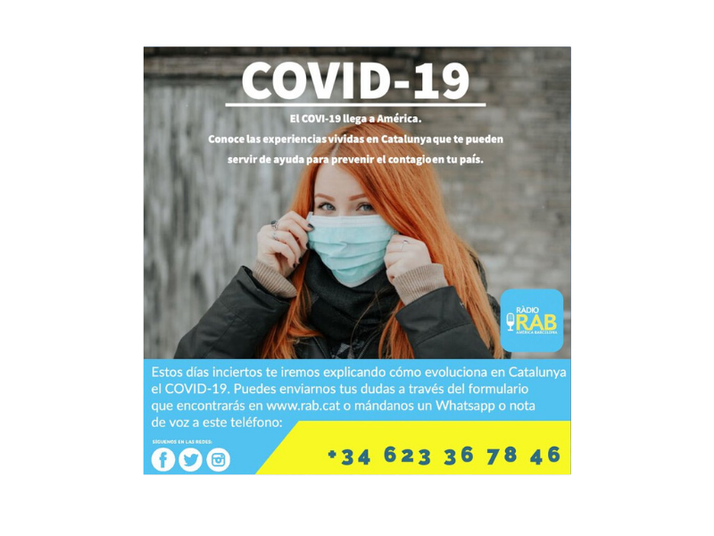 1 Especial Coronavirus - Ràdio Amèrica Barcelona