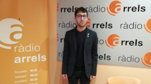 Remy Farré, novo presidente da Associação Catalã de Estudantes da Universidade de Perpinyà , créditos de imagem Ràdio Arrels