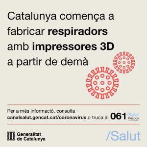 Prevê-se que sejam construídas até 100 deles por dia | Imagem divulgada pelo Departamento de Saúde do governo da Catalunha