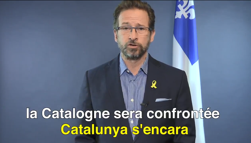 Líder canadense envia mensagem de apoio ao direito à autodeterminação do povo catalão