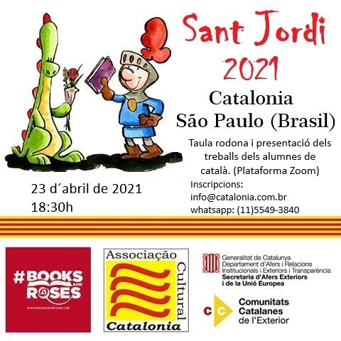 Associação Cultural Catalonia anuncia evento para celebrar Sant Jordi