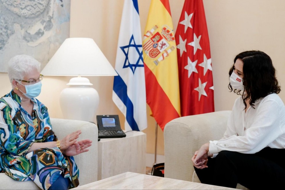 Líder do governo de Madrid presta solidariedade a Israel