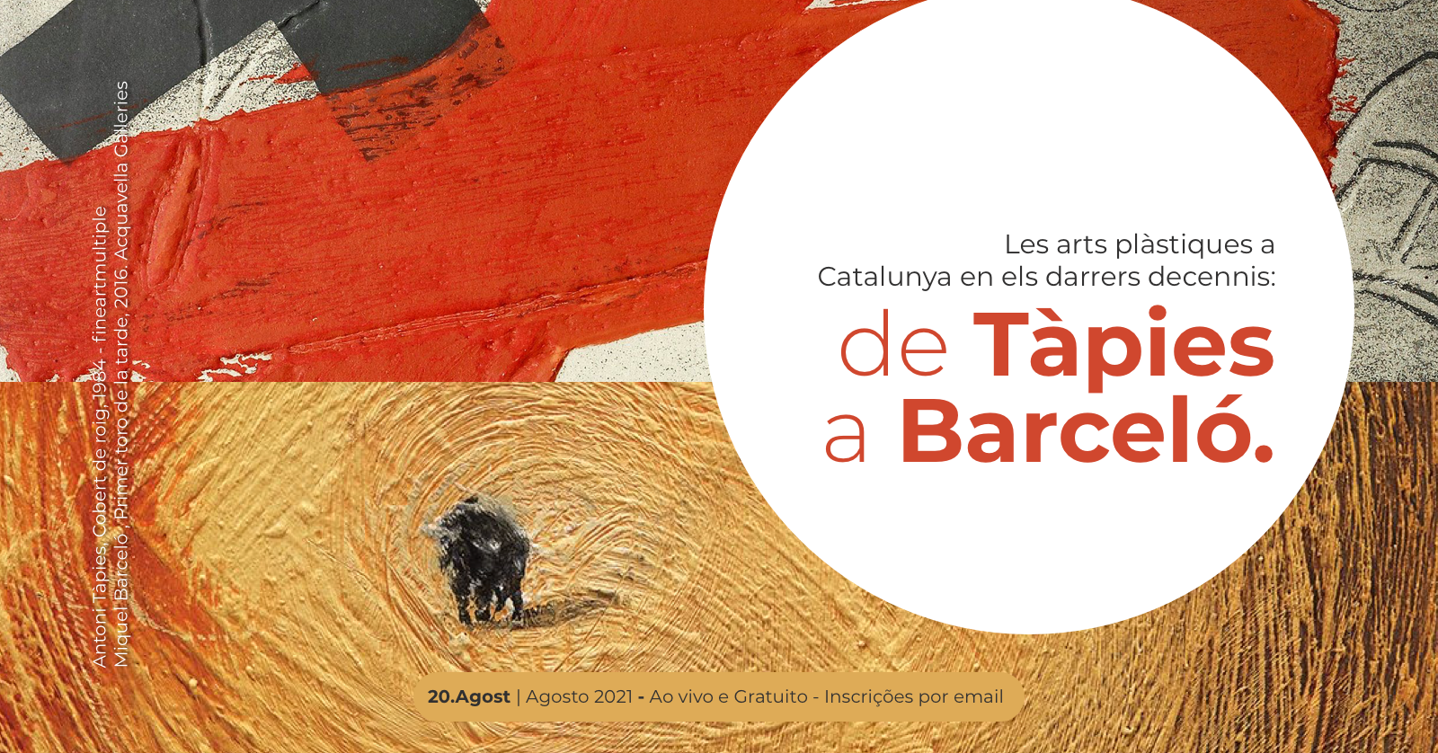 Palestra sobre as artes plásticas na Catalunha nas últimas décadas