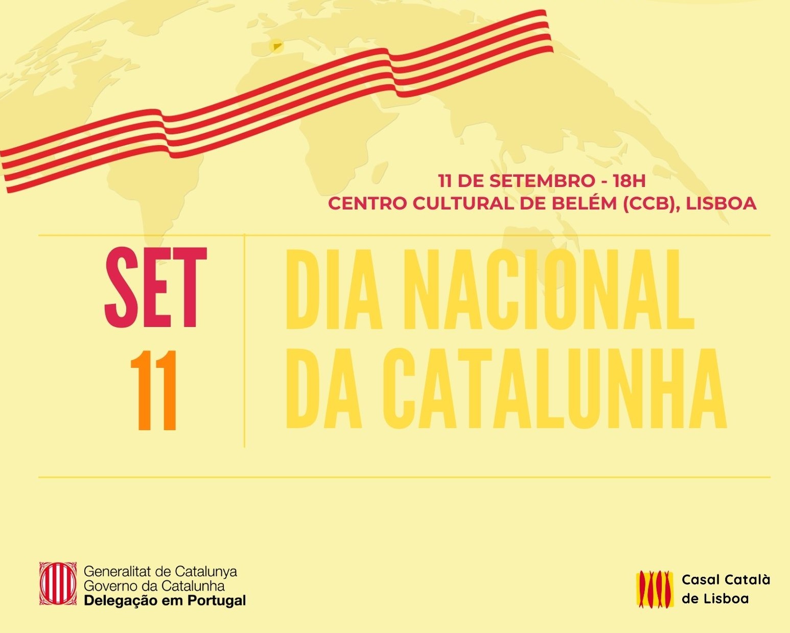 Delegação do Governo da Catalunha em Portugal anuncia evento de 11 de setembro