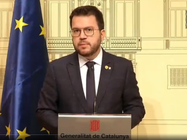 Pere Aragonès se pronuncia sobre as consequências da guerra na Ucrânia para a Catalunha