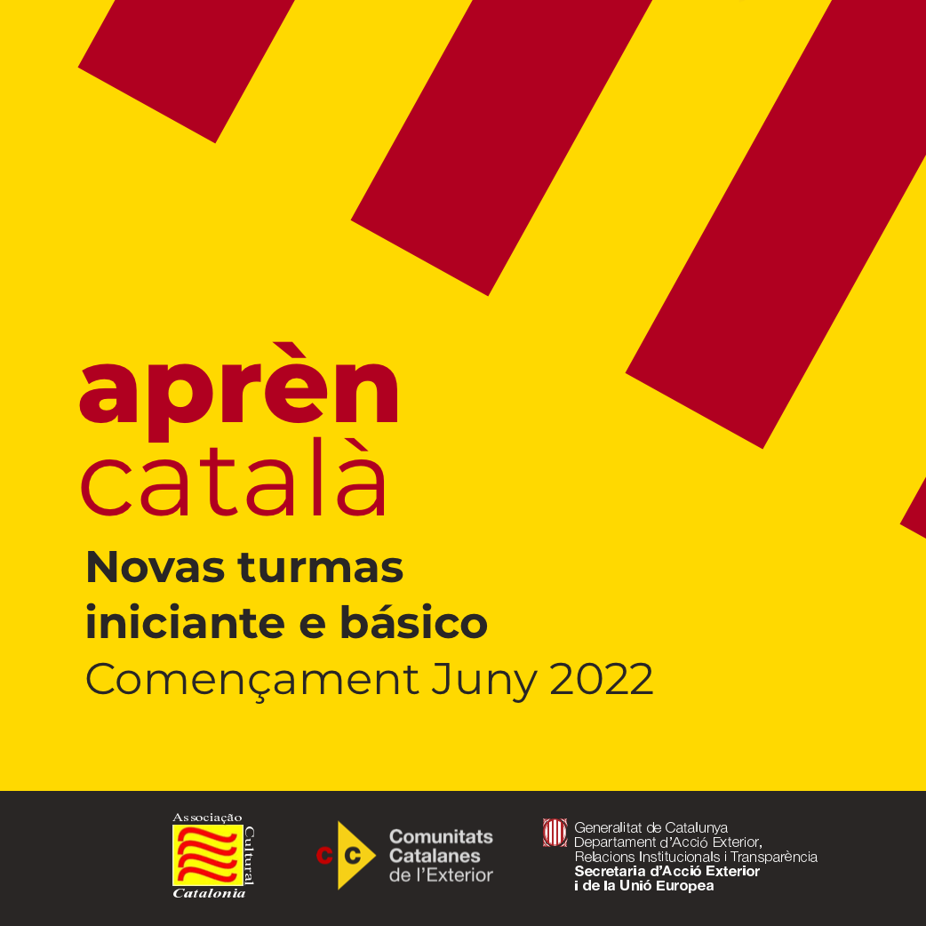 Novas turmas de língua catalã na Associação Cultural Catalonia