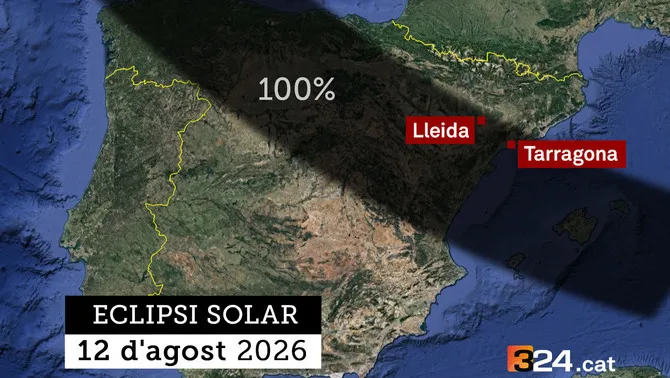 A Generalitat da Catalunha se prepara para o grande eclipse solar de 2026