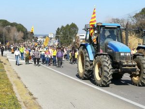 Greve geral histórica na Catalunha: a segunda maior dos últimos dez anos - tratores - Aqui Catalunha