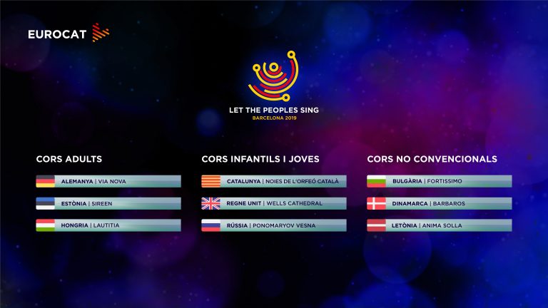 Catalunya acull la final del concurs internacional de cant coral