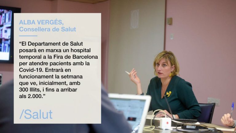 La fira de Barcelona donarà servei a pacients amb coronavirus