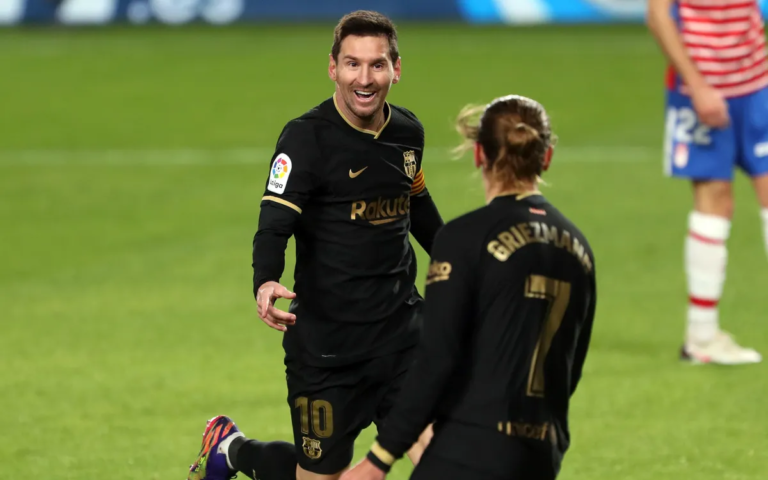 Demolidora vitória do Barça em Granada (0-4)