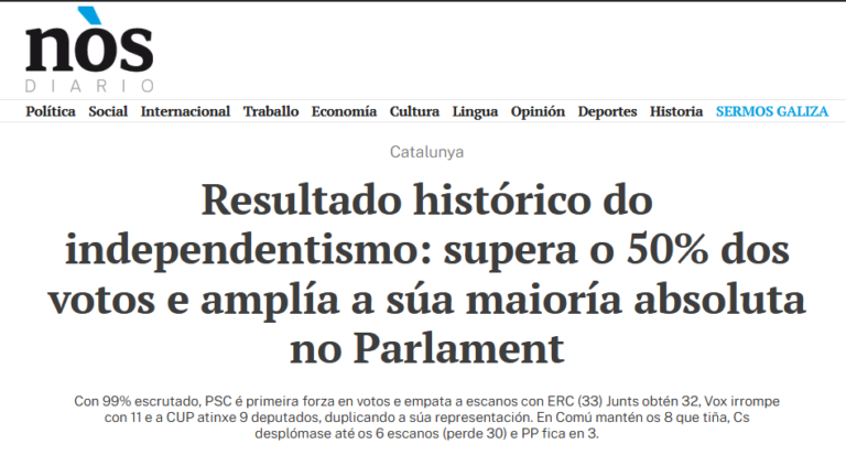 Com ha reaccionat la premsa internacional davant la victòria independentista a Catalunya?