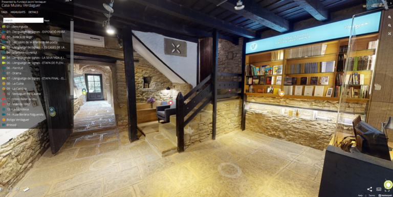 Visita virtual a la Casa Museu Verdaguer