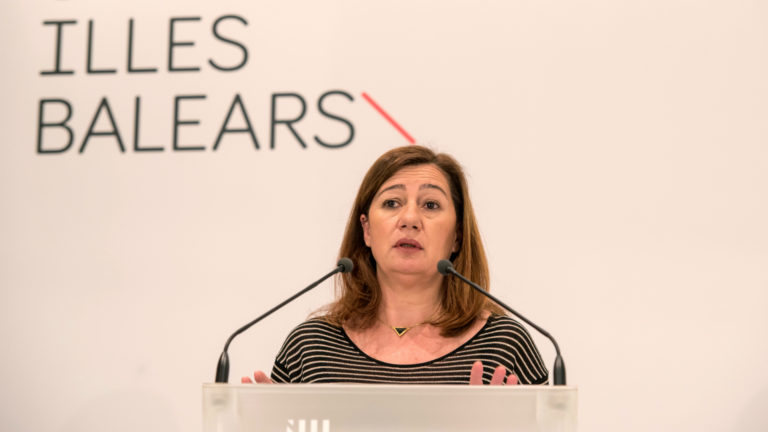 El president de les Illes Balears va ser criticat per parlar català