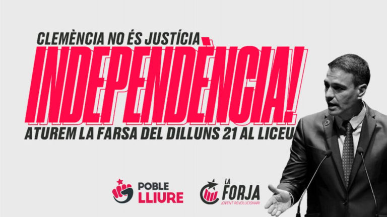Convocados protestos contra discurso público de Pedro Sánchez em Barcelona
